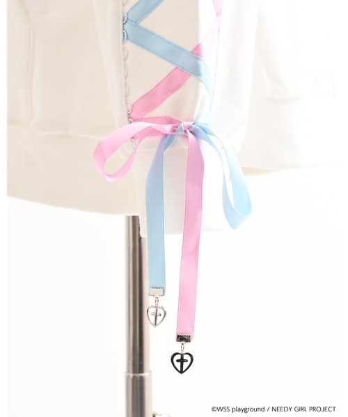 TRAVAS TOKYO(トラバス トウキョウ)の「【TRAVAS TOKYO×NEEDY GIRL OVERDOSE】セーラーZIP UPブルゾン(ブルゾン・レディース・ブラック/ホワイト・FREE)」の21枚目の写真