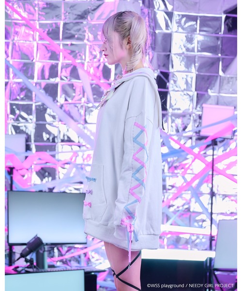 TRAVAS TOKYO(トラバス トウキョウ)の「【TRAVAS TOKYO×NEEDY GIRL OVERDOSE】セーラーZIP UPブルゾン(ブルゾン・レディース・ブラック/ホワイト・FREE)」の3枚目の写真