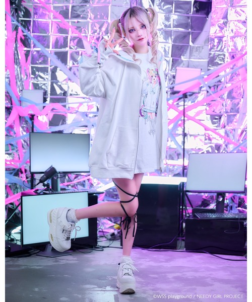 TRAVAS TOKYO(トラバス トウキョウ)の「【TRAVAS TOKYO×NEEDY GIRL OVERDOSE】セーラーZIP UPブルゾン(ブルゾン・レディース・ブラック/ホワイト・FREE)」の7枚目の写真