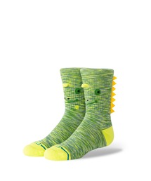 STANCE（スタンス）の「【STANCE/スタンス】キッズ恐竜モチーフクルーソックス / おしゃれなギフトに最適！ /  KIDS SPIKEY CREW（ソックス/靴下）」