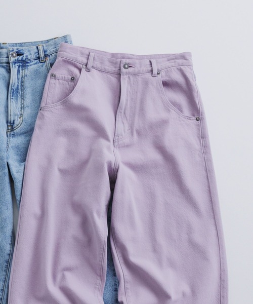niko and...(ニコアンド)の「【WILLIAM B.ELIOTT】デニムパンツ(デニムパンツ・レディース・ライトブルー/ピンク・MEDIUM/LARGE)」の2枚目の写真