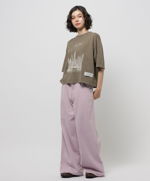 niko and...(ニコアンド)の「【WILLIAM B.ELIOTT】デニムパンツ(デニムパンツ・レディース・ライトブルー/ピンク・MEDIUM/LARGE)」の8枚目の写真