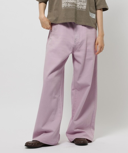 niko and...(ニコアンド)の「【WILLIAM B.ELIOTT】デニムパンツ(デニムパンツ・レディース・ライトブルー/ピンク・MEDIUM/LARGE)」の10枚目の写真
