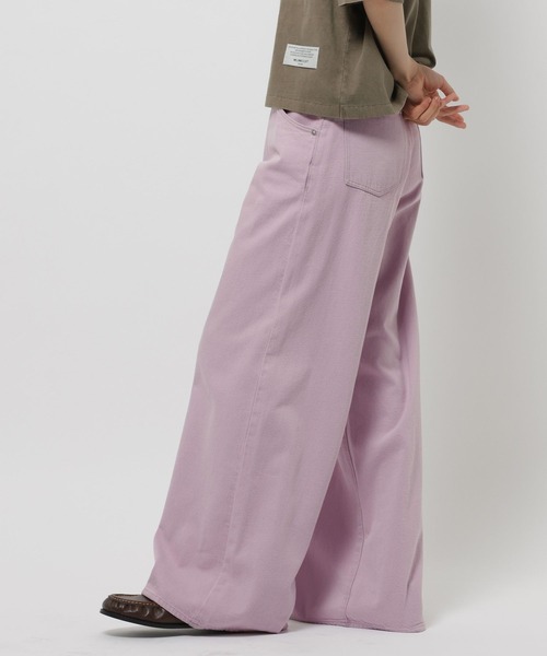 niko and...(ニコアンド)の「【WILLIAM B.ELIOTT】デニムパンツ(デニムパンツ・レディース・ライトブルー/ピンク・MEDIUM/LARGE)」の3枚目の写真