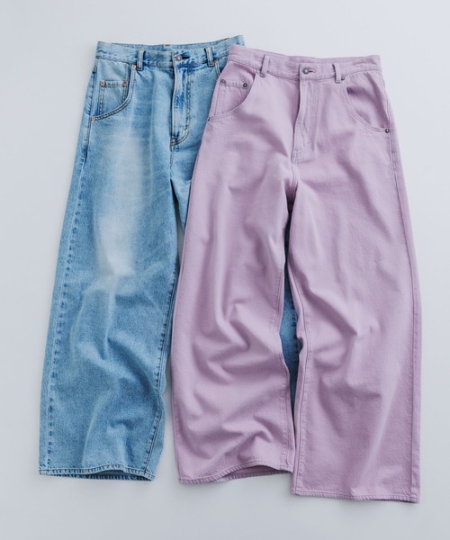 niko and...(ニコアンド)の「【WILLIAM B.ELIOTT】デニムパンツ(デニムパンツ・レディース・ライトブルー/ピンク・MEDIUM/LARGE)」の14枚目の写真