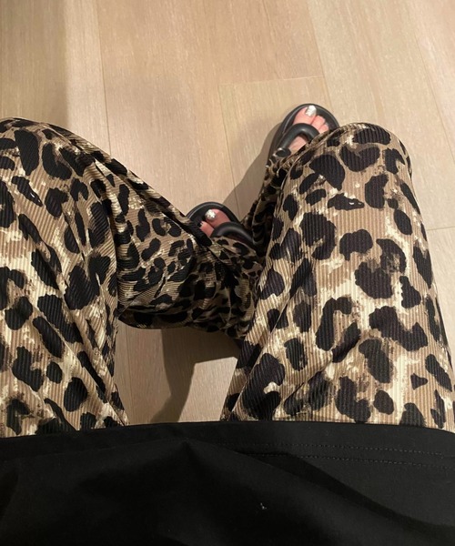 Vipoa(ヴィポア)の「Leopard drape pleats pants(その他パンツ・レディース・グレー/ブラウン・FREE)」の12枚目の写真