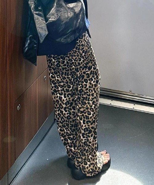 Vipoa(ヴィポア)の「Leopard drape pleats pants(その他パンツ・レディース・グレー/ブラウン・FREE)」の22枚目の写真