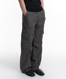UNIFORM NYLON CARGO PANTS (KHAKI)