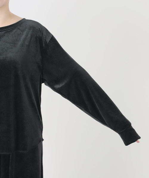 IENA LA BOUCLE(イエナラブークル)の「IENA LA BOUCLE トリアセベロアロングスリーブTシャツ(Tシャツ/カットソー・レディース・ブラック/ピンク・FREE)」の21枚目の写真