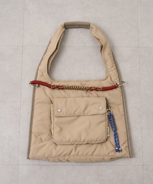 CIAOPANIC TYPY(チャオパニックティピー)の「:ZOZO限定【TYNNE.】トライアングルミックスコードデザインBAG(トートバッグ・レディース・ブラック/ベージュ・ONE SIZE)」の13枚目の写真