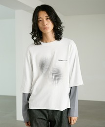 GRAPHIC LAYERED LONG TEE/グラフィックレイヤードロンＴ