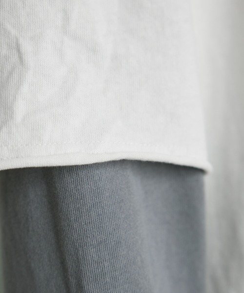 RAGEBLUE（レイジブルー）の「GRAPHIC LAYERED LONG TEE/グラフィックレイヤードロンＴ（Tシャツ/カットソー・メンズ・ホワイト/ブラック・MEDIUM/LARGE）」の20枚目の写真