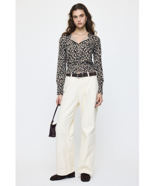 26年AW新作】BUTTON UP LEOPARD カーディガン（カーディガン/ボレロ
