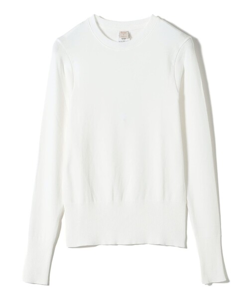 gicipi(ジチピ)の「gicipi: クルーネック ニットソー(FRAGORA)(Tシャツ/カットソー・レディース・ブラック/ブラウン/ネイビー/ホワイト・ONE SIZE)」の1枚目の写真