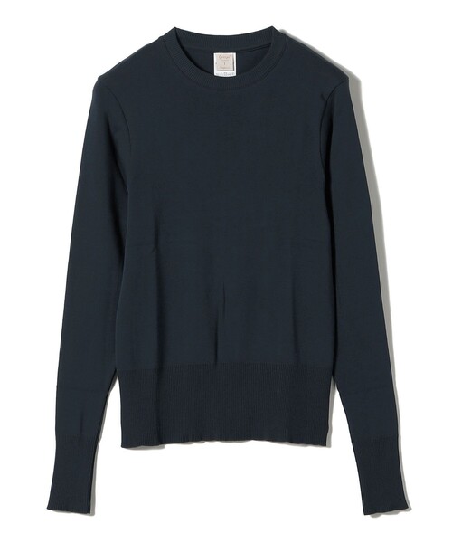 gicipi(ジチピ)の「gicipi: クルーネック ニットソー(FRAGORA)(Tシャツ/カットソー・レディース・ブラック/ブラウン/ネイビー/ホワイト・ONE SIZE)」の2枚目の写真