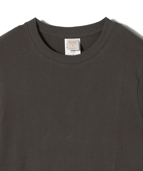 gicipi(ジチピ)の「gicipi: クルーネック ニットソー(FRAGORA)(Tシャツ/カットソー・レディース・ブラック/ブラウン/ネイビー/ホワイト・ONE SIZE)」の13枚目の写真