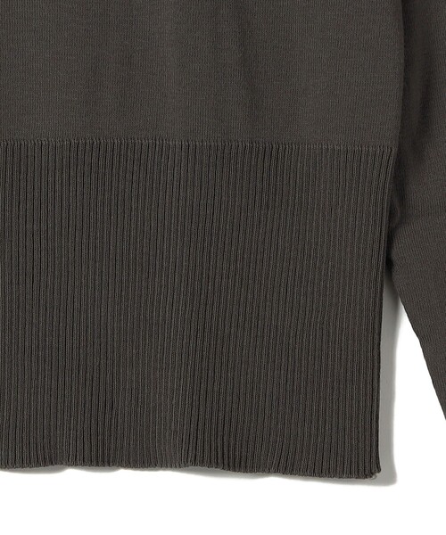 gicipi(ジチピ)の「gicipi: クルーネック ニットソー(FRAGORA)(Tシャツ/カットソー・レディース・ブラック/ブラウン/ネイビー/ホワイト・ONE SIZE)」の11枚目の写真