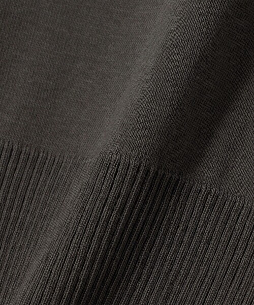 gicipi(ジチピ)の「gicipi: クルーネック ニットソー(FRAGORA)(Tシャツ/カットソー・レディース・ブラック/ブラウン/ネイビー/ホワイト・ONE SIZE)」の10枚目の写真