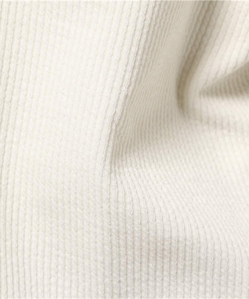 Discoat Parisien(ディスコートパリシアン)の「フリンジ付タテリップルプルオーバー(Tシャツ/カットソー・レディース・オフホワイト/グレー/キャメル・LARGE/MEDIUM)」の10枚目の写真