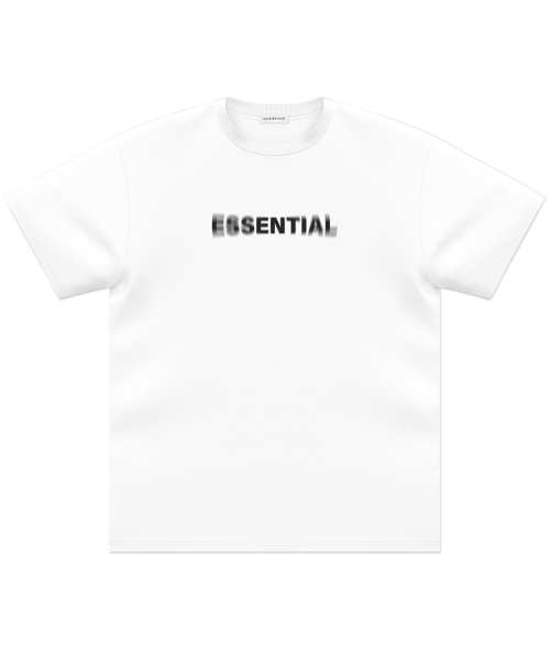 EYEUNDERSTAND(アイアンダスタンド)の「エッセンシャルハーフTシャツ(ホワイト)(Tシャツ/カットソー・レディース・その他・MEDIUM/LARGE)」の1枚目の写真