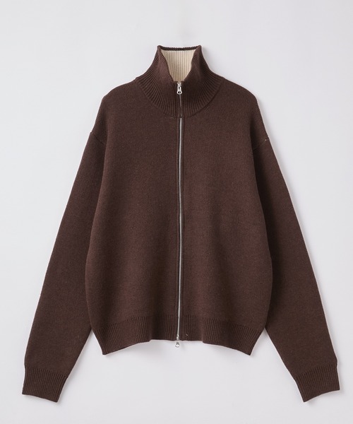 Parts Lab.（パーツラボ）の「【Parts Lab.】Double Face Drivers Knit / ダブルフェイス・ドライバーズニット（ニット/セーター・メンズ・ブラック系1/ネイビー系1/カーキ/ブラウン系1/グレー系1/カーキ系1・M/S/L）」の8枚目の写真