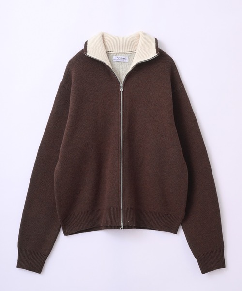 Parts Lab.（パーツラボ）の「【Parts Lab.】Double Face Drivers Knit / ダブルフェイス・ドライバーズニット（ニット/セーター・メンズ・ブラック系1/ネイビー系1/カーキ/ブラウン系1/グレー系1/カーキ系1・M/S/L）」の10枚目の写真