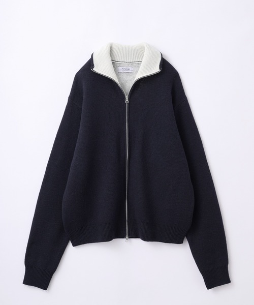 Parts Lab.（パーツラボ）の「【Parts Lab.】Double Face Drivers Knit / ダブルフェイス・ドライバーズニット（ニット/セーター・メンズ・ブラック系1/ネイビー系1/カーキ/ブラウン系1/グレー系1/カーキ系1・M/S/L）」の18枚目の写真