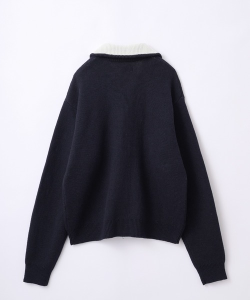 Parts Lab.（パーツラボ）の「【Parts Lab.】Double Face Drivers Knit / ダブルフェイス・ドライバーズニット（ニット/セーター・メンズ・ブラック系1/ネイビー系1/カーキ/ブラウン系1/グレー系1/カーキ系1・M/S/L）」の19枚目の写真