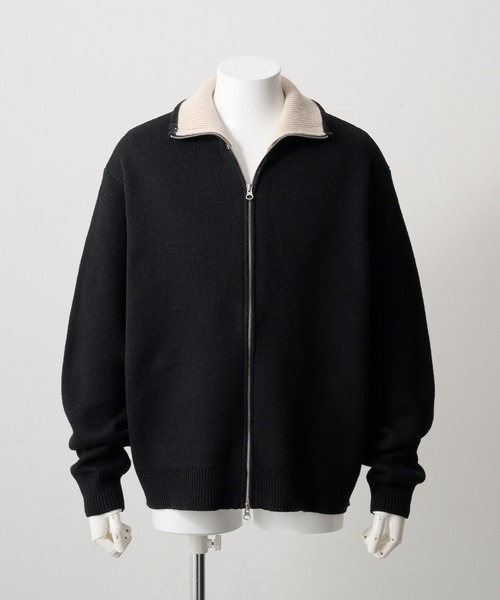 Parts Lab.（パーツラボ）の「【Parts Lab.】Double Face Drivers Knit / ダブルフェイス・ドライバーズニット（ニット/セーター・メンズ・ブラック系1/ネイビー系1/カーキ/ブラウン系1/グレー系1/カーキ系1・M/S/L）」の20枚目の写真