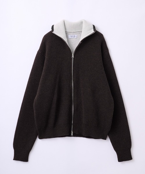 Parts Lab.（パーツラボ）の「【Parts Lab.】Double Face Drivers Knit / ダブルフェイス・ドライバーズニット（ニット/セーター・メンズ・ブラック系1/ネイビー系1/カーキ/ブラウン系1/グレー系1/カーキ系1・M/S/L）」の14枚目の写真