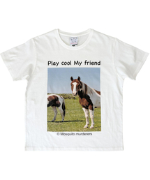 MOSQUITO MURDERERS（モスキートマーダラーズ）の「Play cool My friend T-SHIRT  -White（Tシャツ/カットソー）」