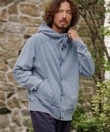 mj11898- Washed Denim Fleece Snap Hoodie フードジャケット(CMP-262-005)