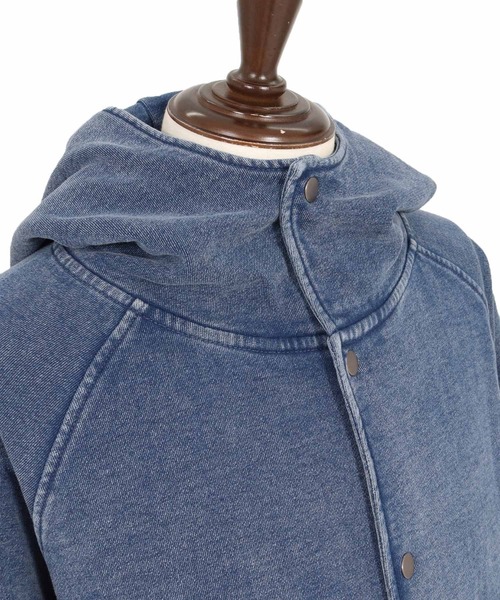CAMBIO（カンビオ）の「mj11898- Washed Denim Fleece Snap Hoodie フードジャケット(CMP-262-005)（その他アウター・メンズ・ブルー/ブルー系その他・L/M/S）」の18枚目の写真