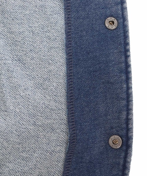 CAMBIO（カンビオ）の「mj11898- Washed Denim Fleece Snap Hoodie フードジャケット(CMP-262-005)（その他アウター・メンズ・ブルー/ブルー系その他・L/M/S）」の21枚目の写真