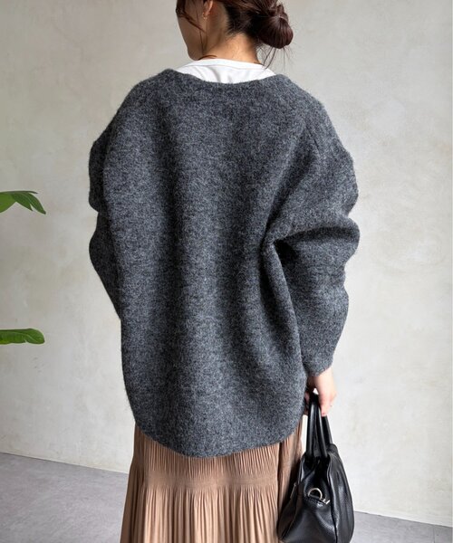 Jena espace merveilleux(ジェナ エスパスメルヴェイユ)の「ダブルフェイスジャケット(ベスト・レディース・チャコールグレー/イエロー/ベージュ・FREE)」の13枚目の写真