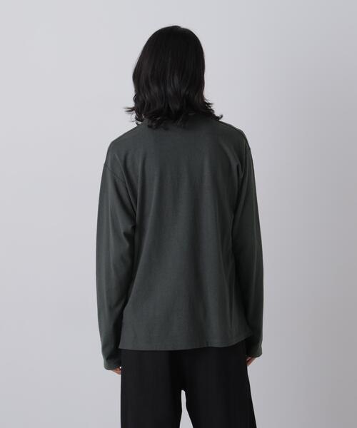YLEVE(イレーヴ)の「YLEVE / COTTON SILK NOIL PULLOVER(Tシャツ/カットソー・メンズ・ホワイト/グレー系その他3・4)」の5枚目の写真