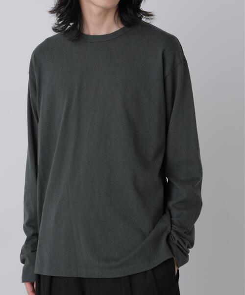 YLEVE(イレーヴ)の「YLEVE / COTTON SILK NOIL PULLOVER(Tシャツ/カットソー・メンズ・ホワイト/グレー系その他3・4)」の6枚目の写真