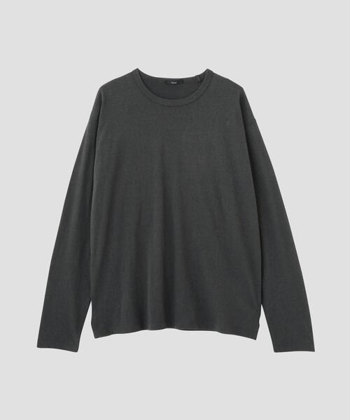 YLEVE(イレーヴ)の「YLEVE / COTTON SILK NOIL PULLOVER(Tシャツ/カットソー・メンズ・ホワイト/グレー系その他3・4)」の7枚目の写真