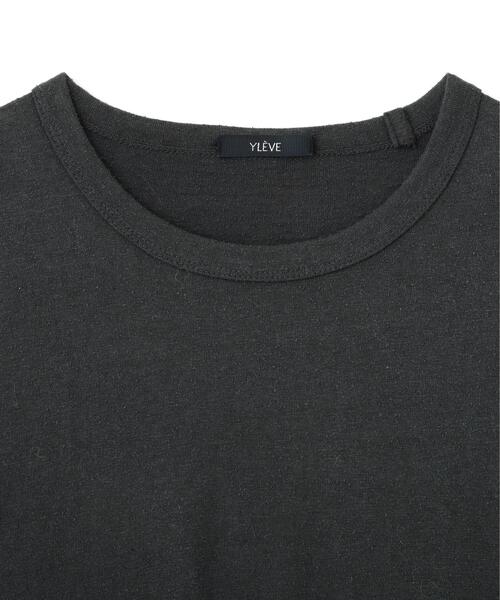 YLEVE(イレーヴ)の「YLEVE / COTTON SILK NOIL PULLOVER(Tシャツ/カットソー・メンズ・ホワイト/グレー系その他3・4)」の8枚目の写真