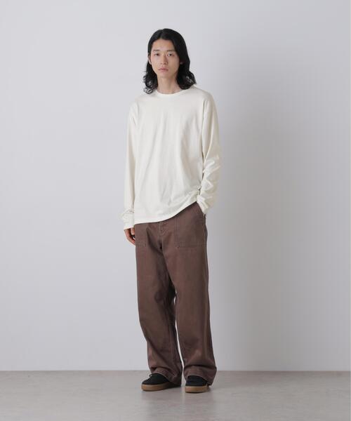 YLEVE(イレーヴ)の「YLEVE / COTTON SILK NOIL PULLOVER(Tシャツ/カットソー・メンズ・ホワイト/グレー系その他3・4)」の13枚目の写真