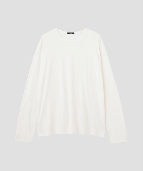 YLEVE(イレーヴ)の「YLEVE / COTTON SILK NOIL PULLOVER(Tシャツ/カットソー・メンズ・ホワイト/グレー系その他3・4)」の14枚目の写真