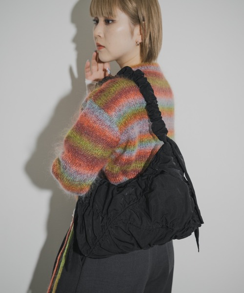 THE GOODLAND MARKET(ザグッドランドマーケット)の「CAMPER ARRUGA ショルダーS(ショルダーバッグ・レディース・ブラック/グレー/ピンク・FREE)」の4枚目の写真