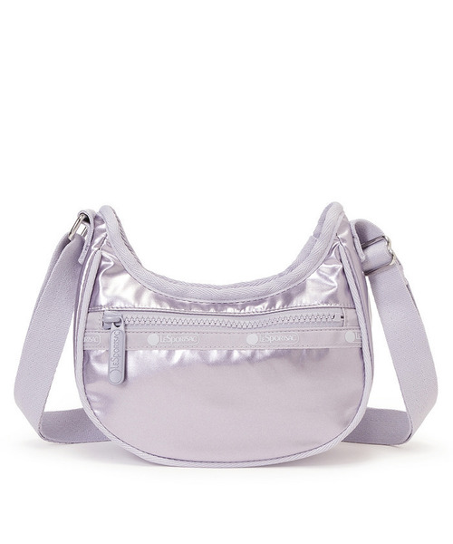 LeSportsac(レスポートサック)の「MINI HOBO CROSSBODY シルバーライラックシャイン(ショルダーバッグ・レディース・パープル・FREE)」の4枚目の写真