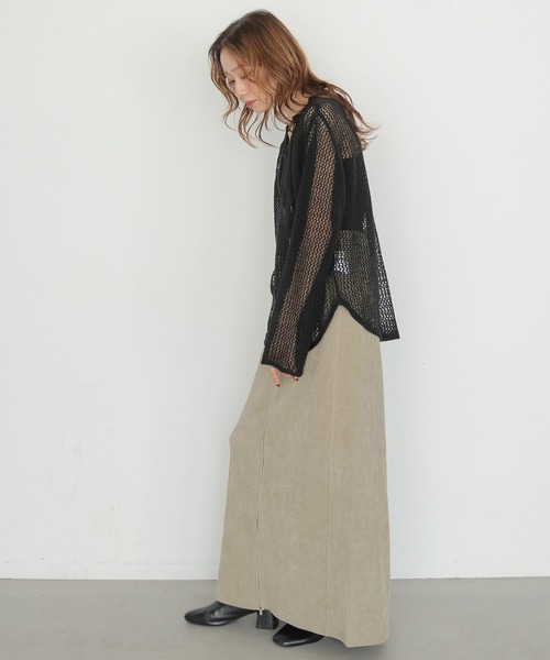 CLEIO(クレイオ)の「【CLEIO】モヘヤタッチメッシュニットプルオーバー MOHAIR-TOUCH MESH KNIT PULLOVER(ニット/セーター・レディース・ブラック/ベージュ/ピンク/サックスブルー・FREE)」の17枚目の写真