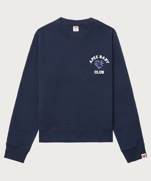 A BATHING APE|ア ベイシング エイプのスウェット(ブルー・ネイビー A BATHING APE|ア ベイシング エイプのスウェット(ブルー・ネイビー