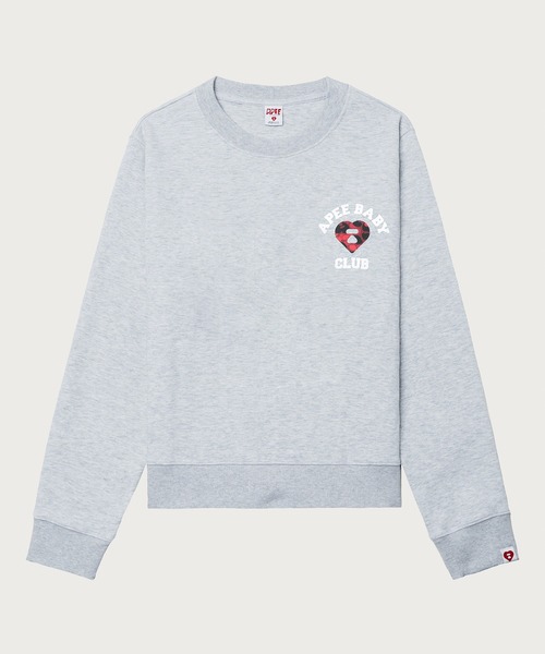 momo　A BATHING APE スウェット グレー M A BATHING APE｜アベイシングエイプのスウェット（グレー/灰色系）通販
