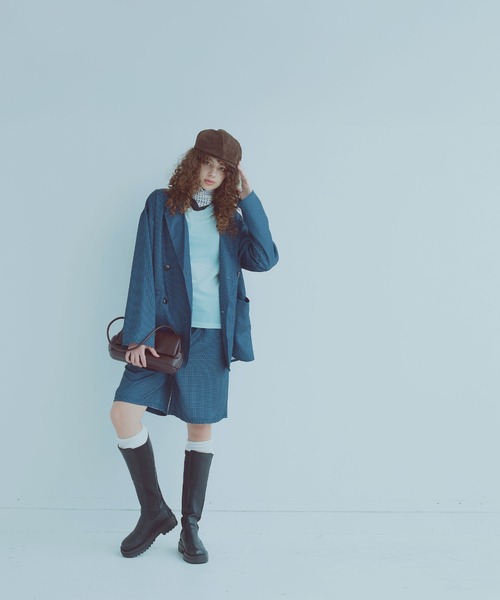 ad thie(アドティエ)の「スクエアフラップバックル ショルダー バック(ハンドバッグ・レディース・ブラック/ブラウン/ベージュ・FREE)」の12枚目の写真