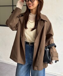 ミドル丈トレンチコート