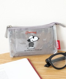SNOOPY（スヌーピー）の「スヌーピー 3ポケットポーチ クリアポーチ T-shirt SNOOPY（ポーチ）」