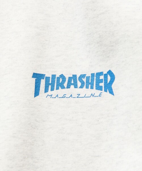 THRASHER（スラッシャー）の「THRASHER/スラッシャー 限定展開 別注 キャットモチーフ プリント スウェット（スウェット・メンズ・ピンク/アッシュグレー/スミクロ/ネイビー・SMALL/LARGE/MEDIUM）」の10枚目の写真